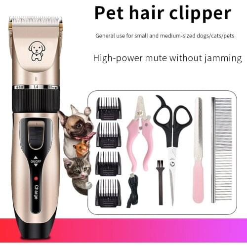 Clipper Hair Trimmer Machine Haircut Professional Hairdressing Scissors Tools Nail Comb Accessories For Cats Dogs Pets Supplies