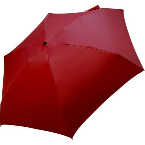 Mini Pocket Umbrella Compact Design for Travel Anti UV Sun Rain Umbrellas 5 Fold