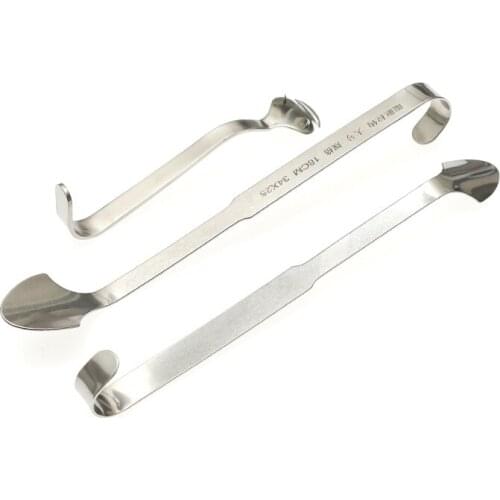 Orbital retractor stainless steel eyelid conjunctival double-headed retractor snake head with hook retractor eye surgery microsc