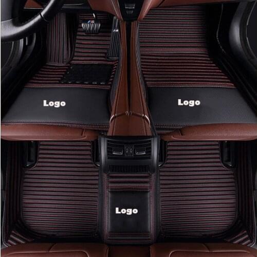 Custom car floor mat for HYUNDAI Grand SantaFe H-1 Wagon New SantaFe ROHENS COUPE Azera VERACRUZ matrix car accessories car mat