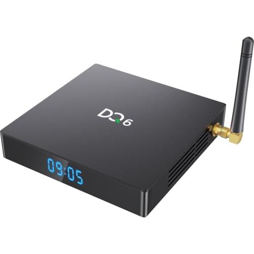 DQ6 RK3318 Smart Tv Box Android 10 4GB 32GB/64GB 2.4G/5G Wifi or 4K Media Player Netflix Youtube