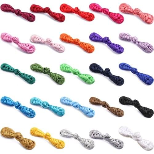10 Pairs Chinese Handmade Cheongsam Buttons Knot Fastener DIY Handcraft National Style Clothing Accessories