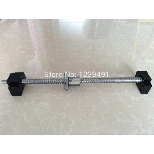 SFU1605 700mm 750mm 800mm 850mm 900mm 950mm 1000mm ballscrew with end machined + BK12/BF12 CNC parts RM1605