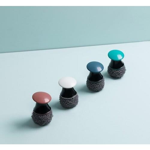 Short Handle Pot Washing Brush Kitchen Decontamination Dishwashing Cleaning Tools Sink Stove Cleaning Brush Pots Stains Removal