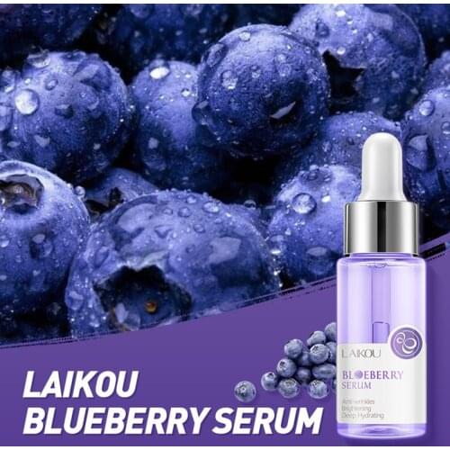 Blueberry Brighting Skin Face Essence Serum Anti Wrinkle Face Serum Shrink Pores Anti-Aging Moisturizing Face Care