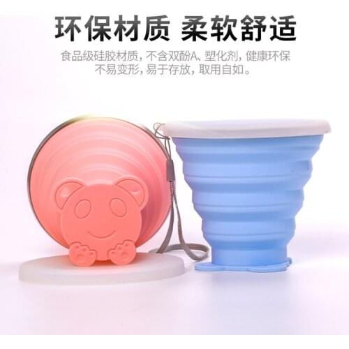 Foldable Water Cup Portable Cup Gargle Cup Adjustable Cup Silicone Travel Folding Cup Travel Que Bottle Outdoor