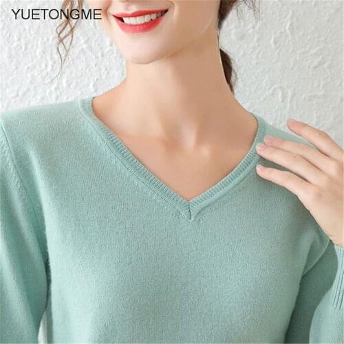 2020 Fall winter Woman Sweater sexy loose deep v-neck one shoulder sweater white knitter tops Korean Winter Clothes SW108