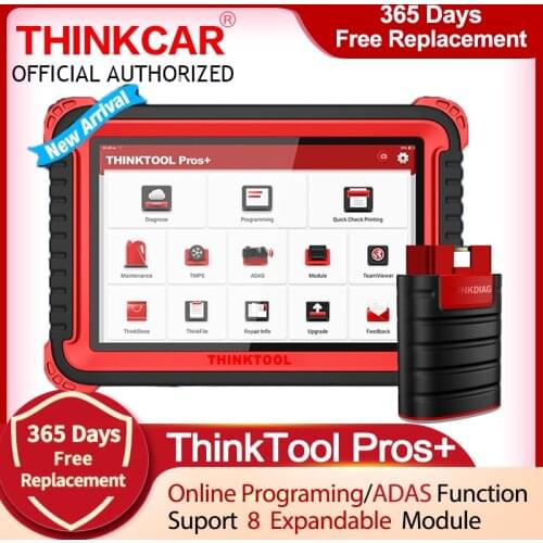 THINKCAR THINKTOOL PROS+ Full system Scanner with 28 Special service Online Programmer/ECU Coding/ADAS Auto Code Reader pros