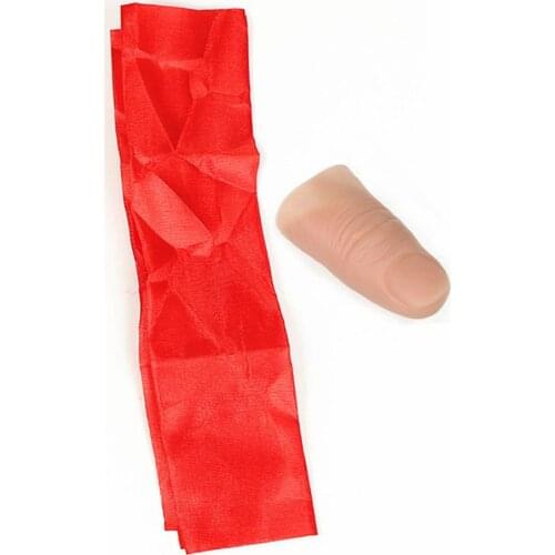 Hard Thumb Tip Finger Fake Magic Trick Close Up Vanish Appearing Finger Trick Props Toy Funny Prank Party Props Trick Supplies