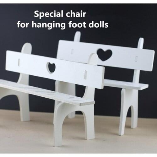 Home decoration hanging foot dolls decorative small chairs small stools wooden crafts ornaments chairs