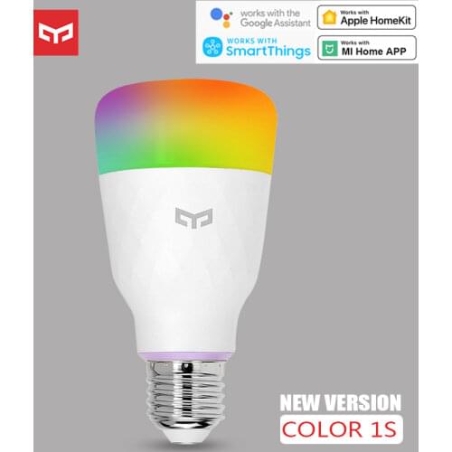 Xiaomi Yeelight Smart LED Bulb 1S Colorful 800 Lumens 8.5W E27 Smart Lamp For Mi Home App White/RGB Option