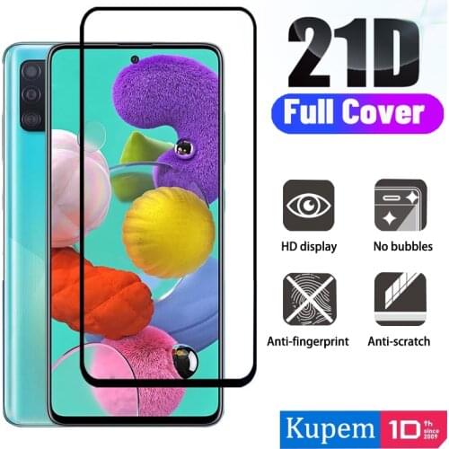 Tempered Glass For Samsung Galaxy A51 A71 Screen Protector A50 A40 A9 A30 A70 A41 A80 A52 A32 A72 A31 M20 M21 M51 M31 4G 5G 2018