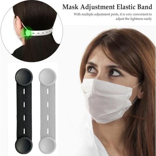 2/6 Pcs Strap Hook For Masks Adjustment Elastic Band With Buckle Long-Time Wearing Ears' Pressure&Pain