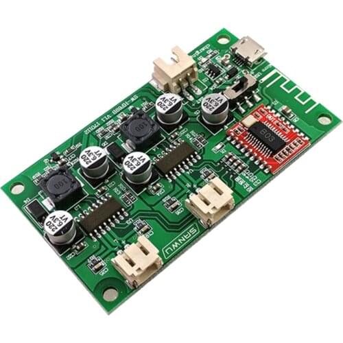 DC 5V 6W+6W 2X6W 2*6W 2 Channel Stereo Bluetooth Amplifier Board Lithium Battery Powered for Speakers Loudspeaker Box Modified