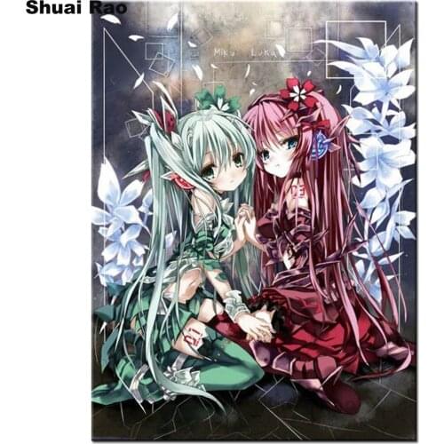 Art diamond cartoon Anime sisters full square/round Diamond Painting cross stitch Diamond mosaic embroidery rhinestone painting