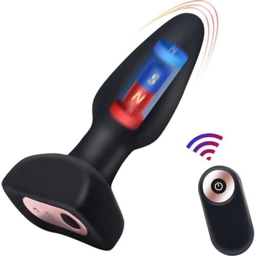 Electric Shock Anal Plug Orgasm Silicone Butt Plug Vibrator Electro Sex Masturbation Torture Device Sex Toy For Couples BDSM Toy