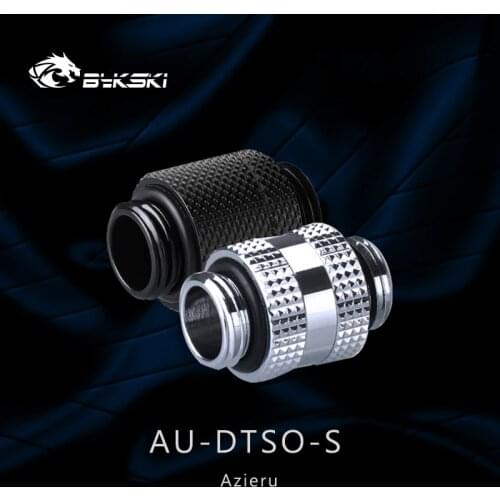 Azieru AU-DTSO-S PC Fittings G1/4" Male to Male 360 D Rotary Connectors / Extender Fitting Computer Accessories M to M Fittings