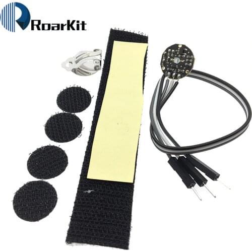 Free shipping! Pulse Sensor Kit for arduino Pulsesensor Heart Rate Module with Fitting