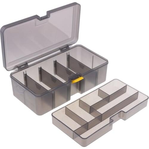 11 Compartments Fishing Lure Bait Hook Storage Tackle Box Case, Double Layer