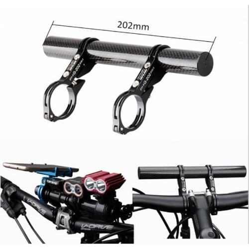 GUB 202 Bicycle Handlebar Extender 20.2mm Bike Headlight Mount Computer Holder Flashlight bracket Lamp Support Rack