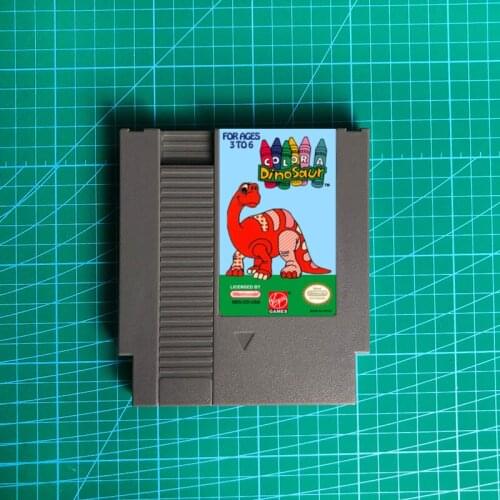Color A Dinosaur - 72 pins 8bit game cartridge