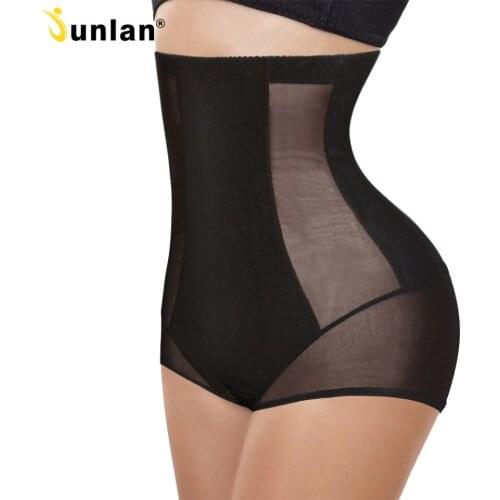Junlan High Waist Control Panties Elastic Tummy Shaper Butt Lifter Shaping Bottom Underwear Slimming Booty Enhancer Lingerie