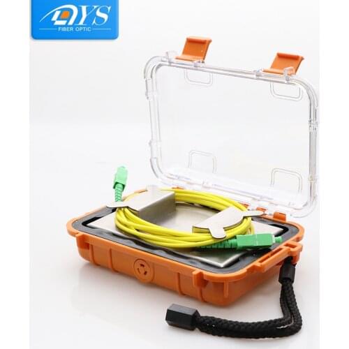 Pocket MIni SC/APC-SC/APC OTDR Dead Zone Eliminator Fiber Rings Fiber Optic OTDR Launch Cable Box 1km SM 1310/1550nm