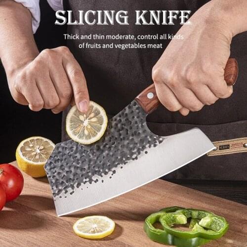 Hand-forged stainless steel kitchen kitchen knife meat cleaver chopping knife fish and vegetable knife household cooking knife