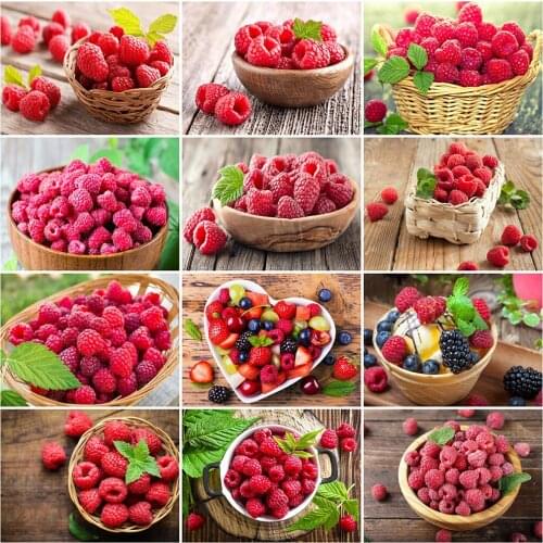 MomoArt Diamond Embroidery Fruit Full Drill Square Diamond Mosaic Picture Of Rhinestone Painting 5D DIY Art Landscape Wall Decor