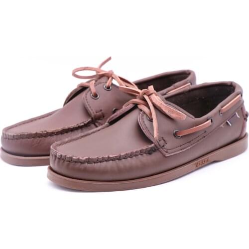 Mens Casual Genuine Suede Leather Docksides Classic Boat Shoes Loafers Shoes Unisex Handmade shoes High Quality