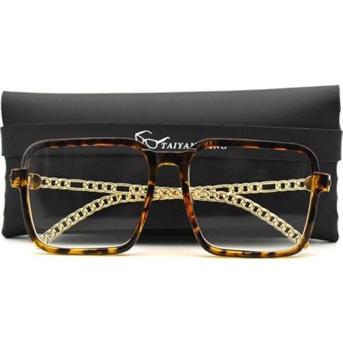 Unisex Blue Light Blocking Computer Glasses Frame Men Women Fashion Oversize Vintage Square Eyewear Anti Eyestrain Eyeglasses