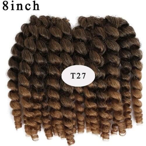 Wand Curl Bouncy Twist Afro Kinky Twist Crochet Braids Fluffy Marley Hair Jamaican Twist Bouncy Curl Hair Extensions