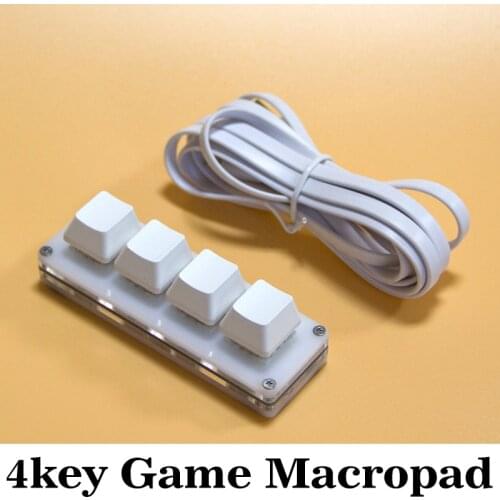 4 Key Keyboard Programming Outemu Switch Hot Swap Mini Game Keypad USB Programming Macro Shortcut PS Drawing Mechanical keyboard