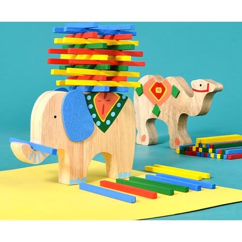 Dr. Mu Educational Toys Balance Beam Balance Camel Balance Elephant Folding Music Folding High Educational Childrens Toys
