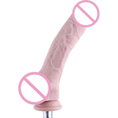 HISMITH Silicone Dildo Attachment for Sex Machine 2 colors Length 25cm Diameter 5cm Odorless Health FDA Mark Sex Toy for Women