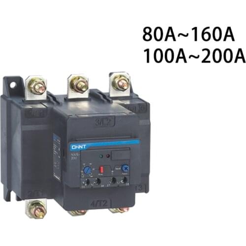 CHINT Maximum AC 690V Thermal overload protector NXR-200 50HZ/60HZ 80A 100A 160A 200A thermorelay