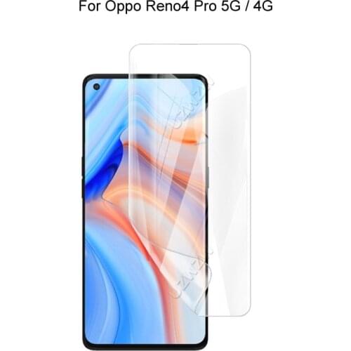 For Oppo Reno4 Pro 5G / 4G Full Cover Soft Hydrogel Film Screen Protector