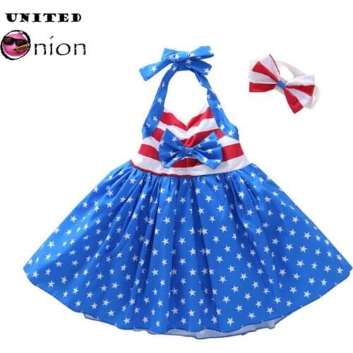 Western fashion Baby Girls Sling Dress Sleeveless Open back Clothes Children soft cotton Clothing Dresses Kids Summer Spring