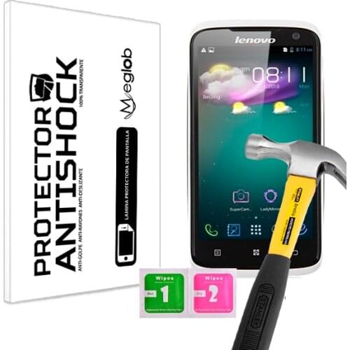 Protector de Pantalla Anti-Shock Anti-Golpe Anti-arañazos Compatible con Lenovo S820