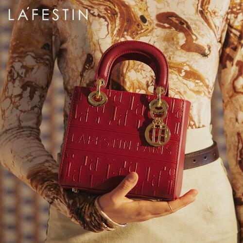 LA FESTIN Handbag for Ladies 2021 New Trendy Shoulder Bag Luxury Brand Designer Top Handle Crossbody Female Purse Leather Bags