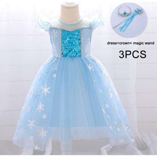2021 Cute Cosplay Dress 1st Birthday Dress For Baby Girl Clothes Sequin Princess Dress Party And Wedding Dresses 1 2 3 4 5 Years