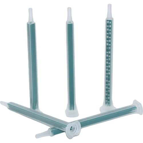 5pc Mixing Nozzle 115mm Static Mixer AB Glue Mixing Tube Syringe Set for AB Glue Gun Tool Two Component 50ml 1:1 Cartridges