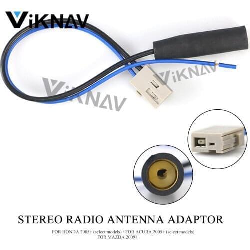 Car Stereo Radio Antenna Adaptor for-HONDA 2005+ (select models) + for-MAZDA 2009 for-ACURA 2005+ (select models) 13-102