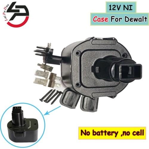 12v NI-MH NI-CD Rechargeable Battery case for Dewalt Plastic Shell( Box No Cells Inside) DC9071 DE9037 DE9071 DE9074 DE9075