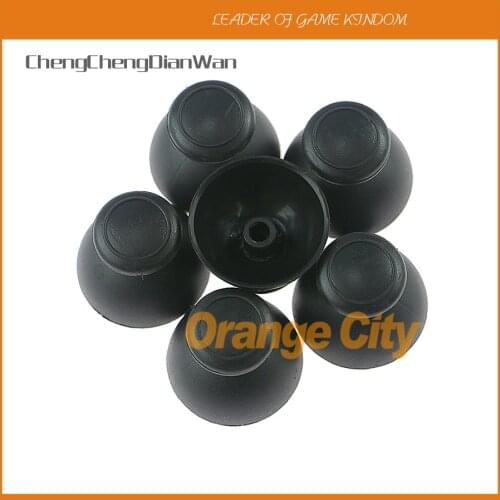 ChengChengDianWan Black Analog Thumbsticks Cap Analog Thumb Grip Stick Cap For Nintendo wii Controller Joystick Cap 100pcs/lot