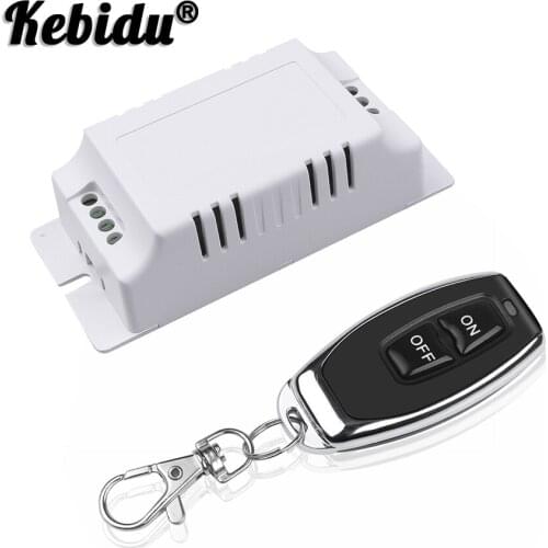 Kebidu 433MHz Wireless Remote Control Switch ON/OFF 220V Remote Control Receiver Transmitter For Lighting Switch