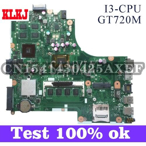 KLKJ X450CC Laptop Motherboard For ASUS X450CC X450C Original Mainboard 4GB-RAM I3-CPU GT720M