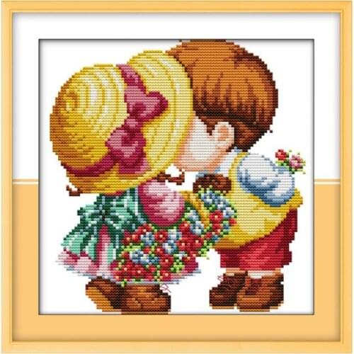 Innocence cross stitch kit cartoon 14ct 11ct count print canvas stitching embroidery DIY handmade needlework