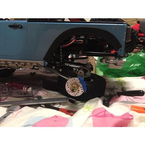 4Pcs/Set JKMAX Plastic Brake Disc & Caliper Sets For Rc Car JK MAX Upgrade Parts