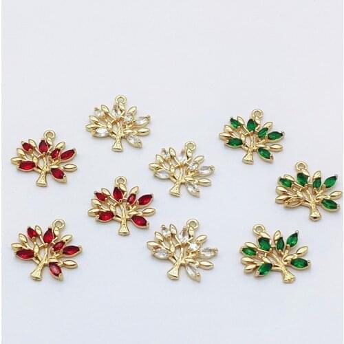 New Arrival!19x19mm 50pcs Cubic Zirconia/Copper Charm For Handmade Necklace/Earrings make DIY Parts,Jewelry Accessories Findings